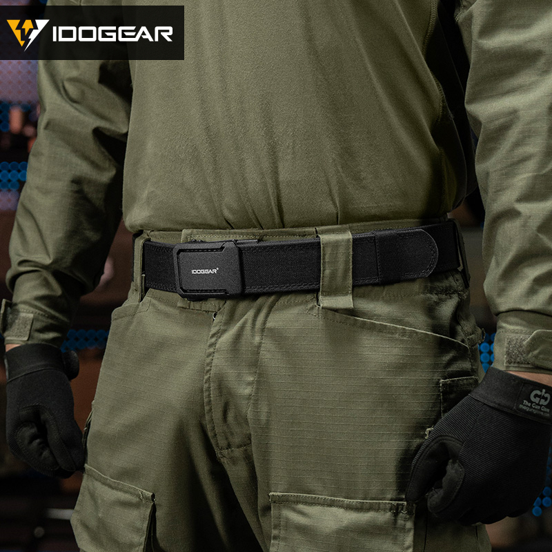 IDOGEAR Belt 1.75" Stretch Ratchet Nylon Belt Heavy-duty Buckle Sport Belts 3439