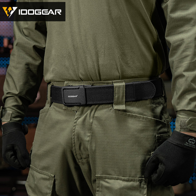 IDOGEAR Belt 1.75" Stretch Ratchet Nylon Belt Heavy-duty Buckle Sport Belts 3439