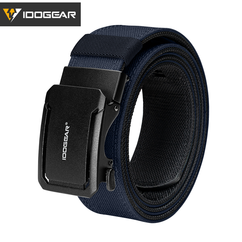 IDOGEAR Belt 1.75" Stretch Ratchet Nylon Belt Heavy-duty Buckle Sport Belts 3439