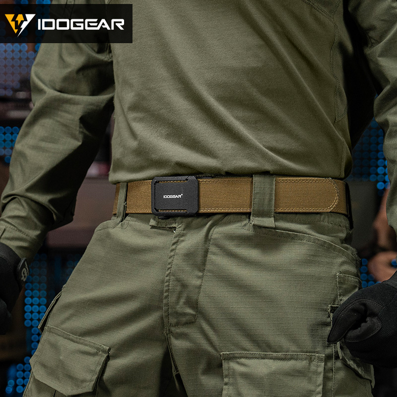 IDOGEAR Belt 1.75" Stretch Ratchet Nylon Belt Heavy-duty Buckle Sport Belts 3439