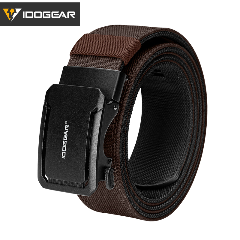 IDOGEAR Belt 1.75" Stretch Ratchet Nylon Belt Heavy-duty Buckle Sport Belts 3439
