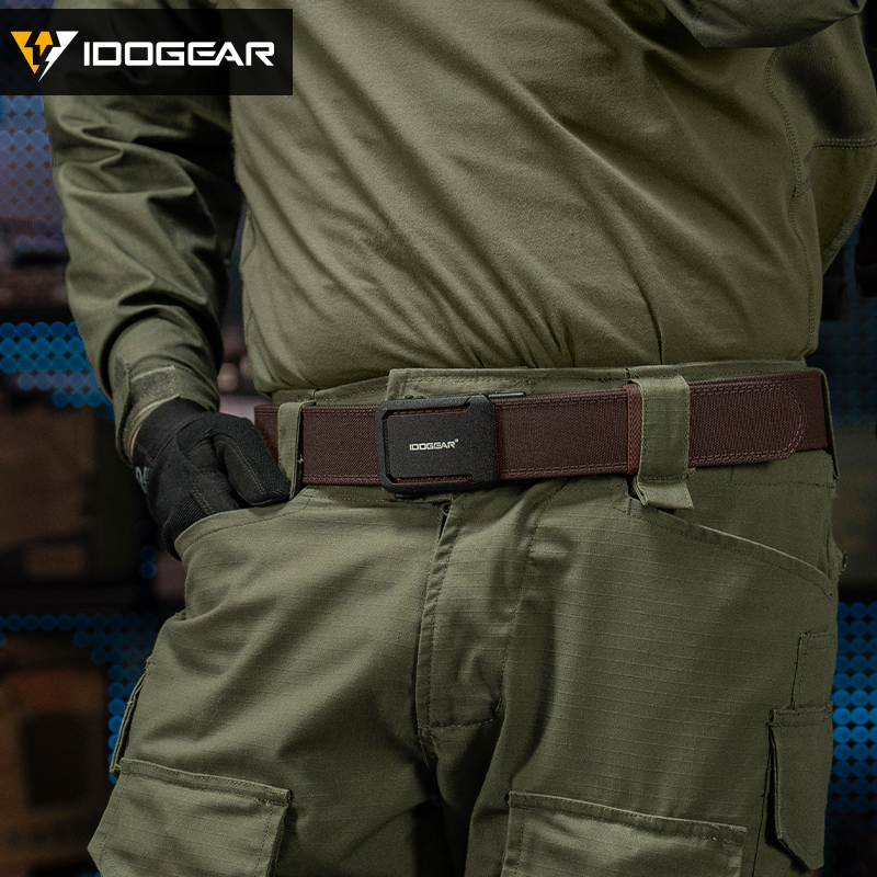 IDOGEAR Belt 1.75" Stretch Ratchet Nylon Belt Heavy-duty Buckle Sport Belts 3439