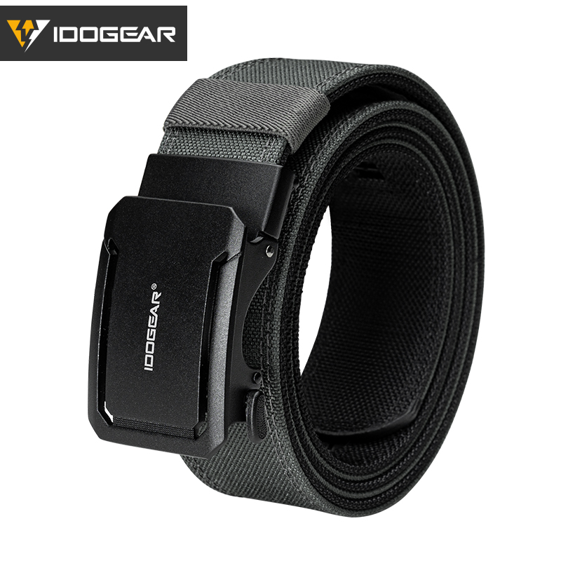 IDOGEAR Belt 1.75" Stretch Ratchet Nylon Belt Heavy-duty Buckle Sport Belts 3439