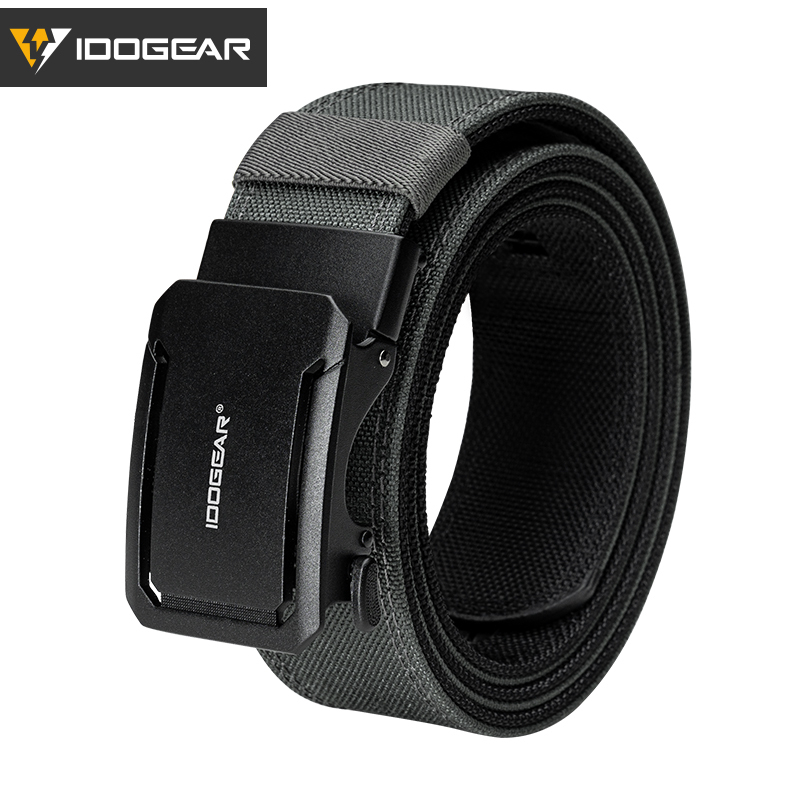 IDOGEAR Belt 1.75" Stretch Ratchet Nylon Belt Heavy-duty Buckle Sport Belts 3439