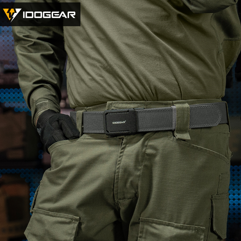 IDOGEAR Belt 1.75" Stretch Ratchet Nylon Belt Heavy-duty Buckle Sport Belts 3439