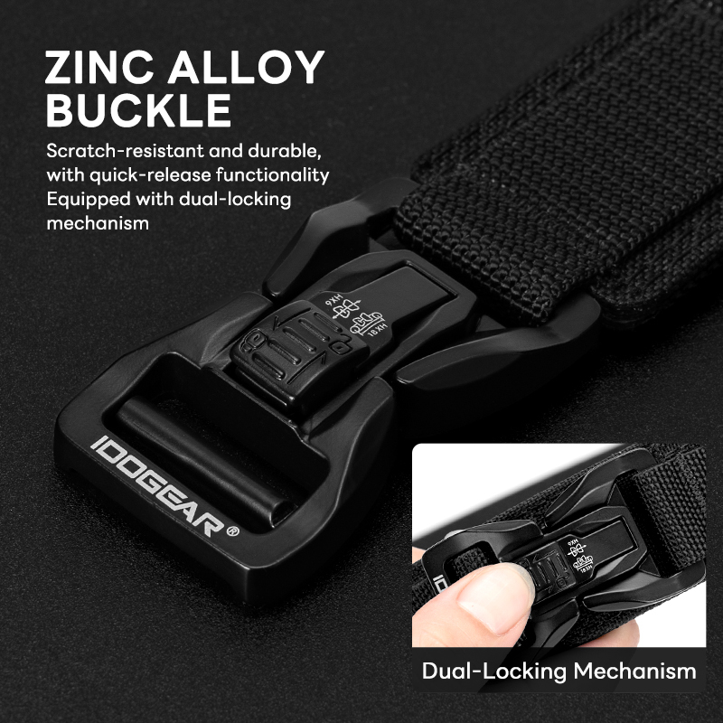 IDOGEAR 1.5 inch Nylon Hard Belt EDC Nylon Durable Belt 3440