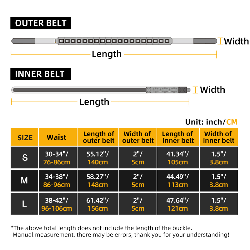 IDOGEAR 2" Tactical Tegris Belt with 1.5" Metal Replaceable Buckle Lightweight MOLLE 3441