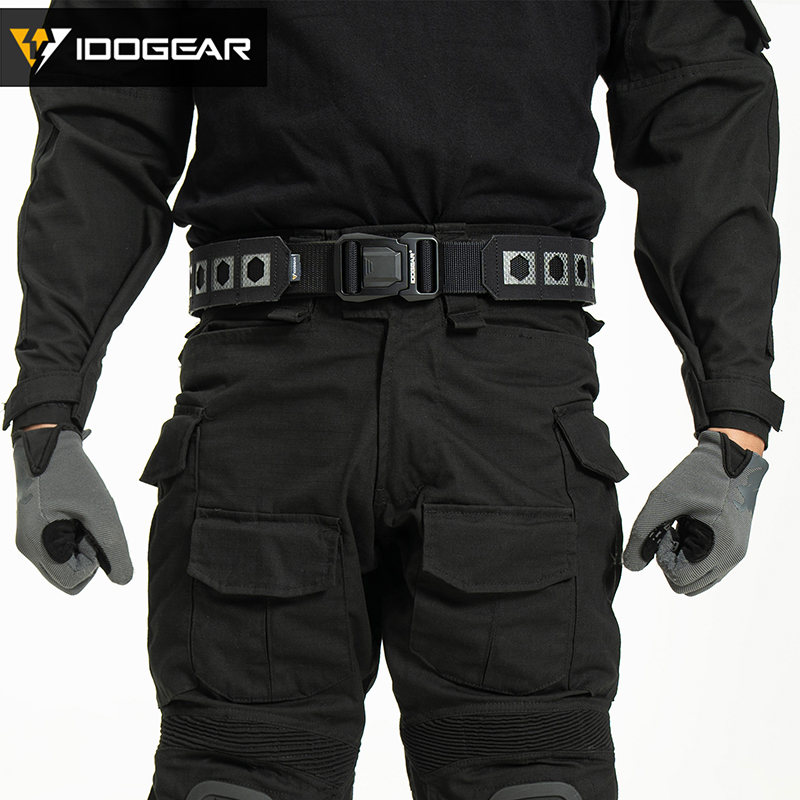 IDOGEAR 2" Tactical Tegris Belt with 1.5" Metal Replaceable Buckle Lightweight MOLLE 3441