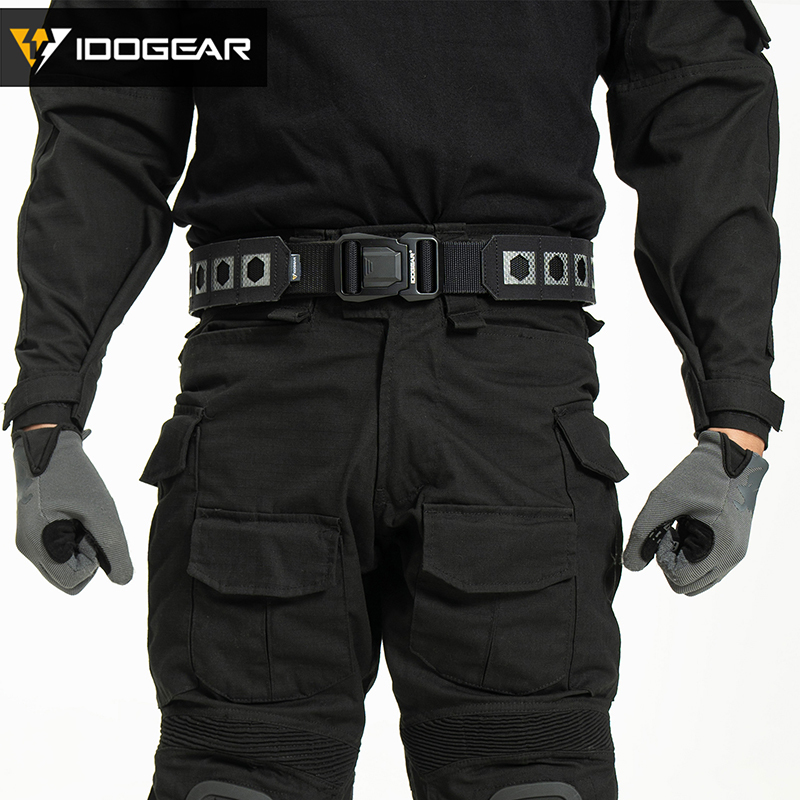 IDOGEAR 2" Tactical Tegris Belt with 1.5" Metal Replaceable Buckle Lightweight MOLLE 3441
