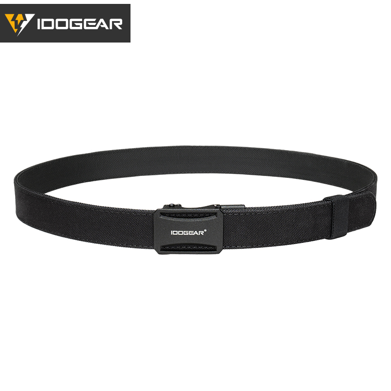 IDOGEAR Men's 1.25" Ratchet Nylon Belts with Metal Buckle Quick Release Sport Belts CCW Belts 3443