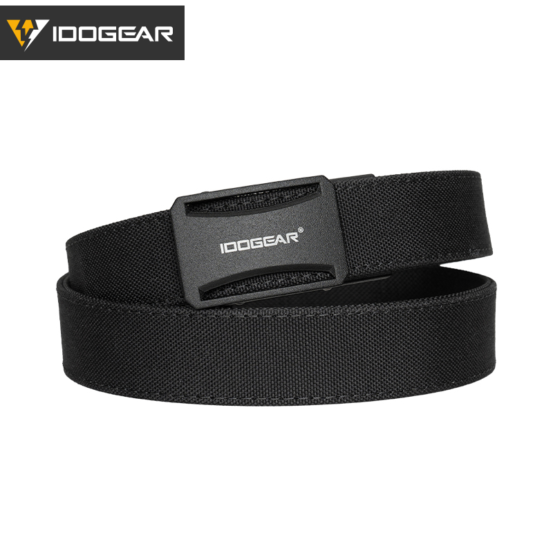 IDOGEAR Men's 1.25" Ratchet Nylon Belts with Metal Buckle Quick Release Sport Belts CCW Belts 3443