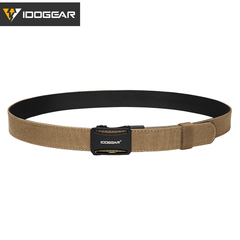 IDOGEAR Men's 1.25" Ratchet Nylon Belts with Metal Buckle Quick Release Sport Belts CCW Belts 3443