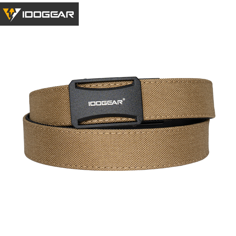 IDOGEAR Men's 1.25" Ratchet Nylon Belts with Metal Buckle Quick Release Sport Belts CCW Belts 3443