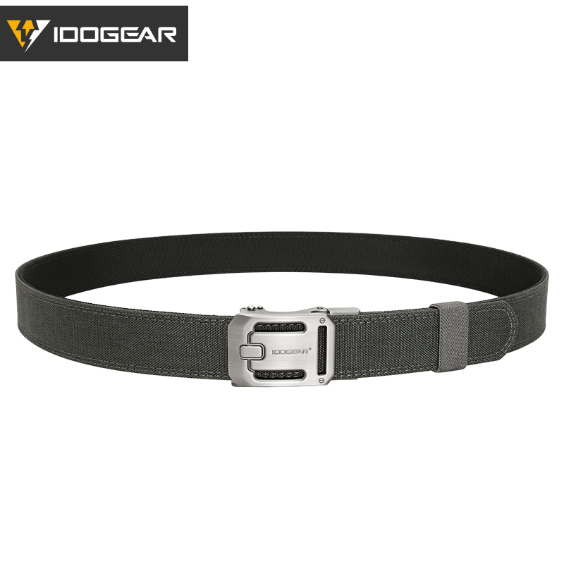 IDOGEAR Tactical 1.5" Ratchet Nylon Belt with Adjustable Metal Buckle Reinforce Sport Belt 3447