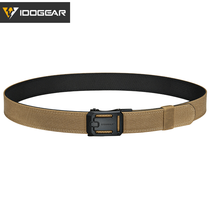 IDOGEAR Men's 1.5'' Nylon Ratchet Belts Ajustable One-Hand Quick-Release for Everyday Carry Belts Buckle Reinforce 3447