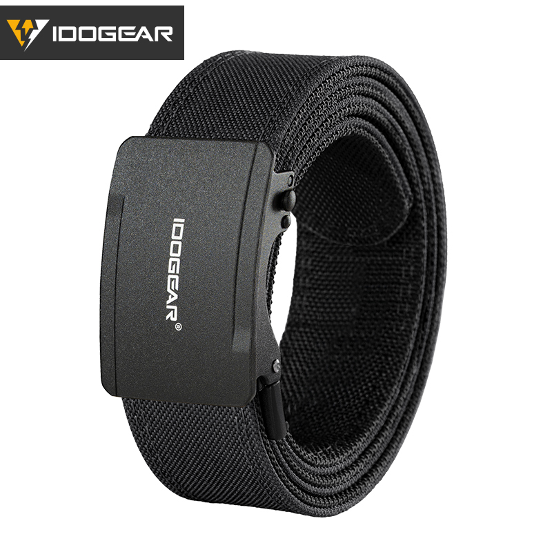 IDOGEAR Ratchet Nylon Men's Belt 1.5" Adjustable Comfort Waist Reinforce Buckle Heavy Duty Belt CCW Belts for Outdoor 3449