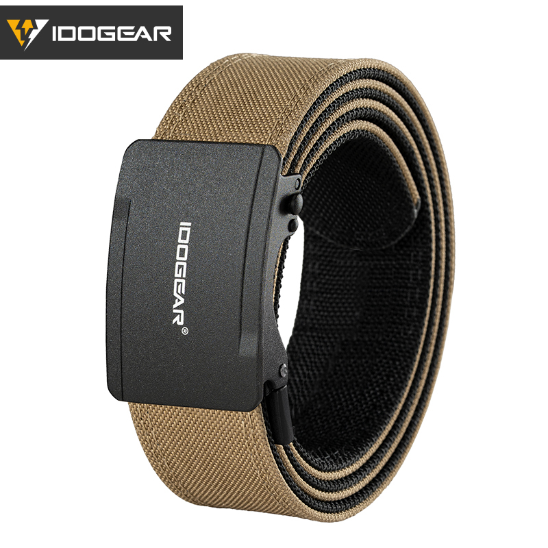 IDOGEAR Ratchet Nylon Men's Belt 1.5" Adjustable Comfort Waist Reinforce Buckle Heavy Duty Belt CCW Belts for Outdoor 3449