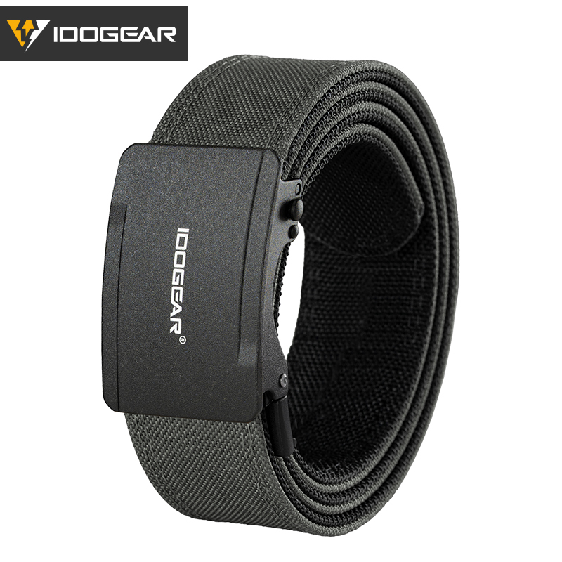IDOGEAR Ratchet Nylon Men's Belt 1.5" Adjustable Comfort Waist Reinforce Buckle Heavy Duty Belt CCW Belts for Outdoor 3449