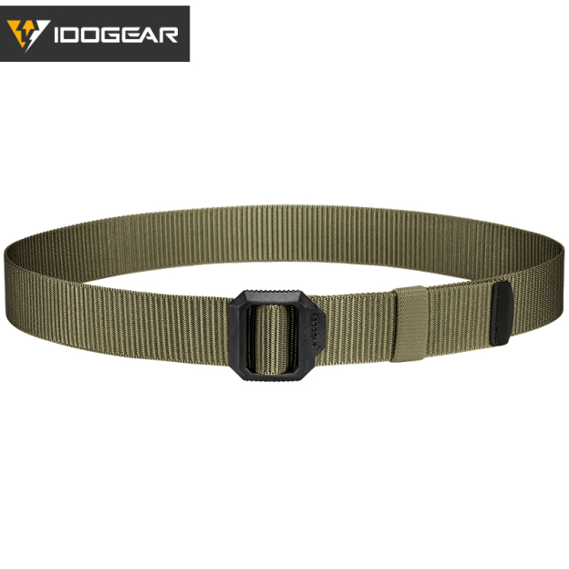 IDOGEAR 1.5" Metal-Free Nylon Tactical Belt POM Plastic Quick Adjust Buckle 3452