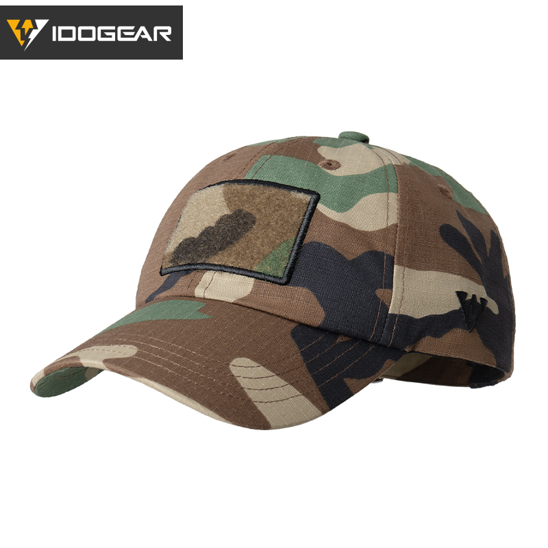 IDOGEAR Tactical Baseball Cap Breathable Adjustable Buckle Sunshade Ru