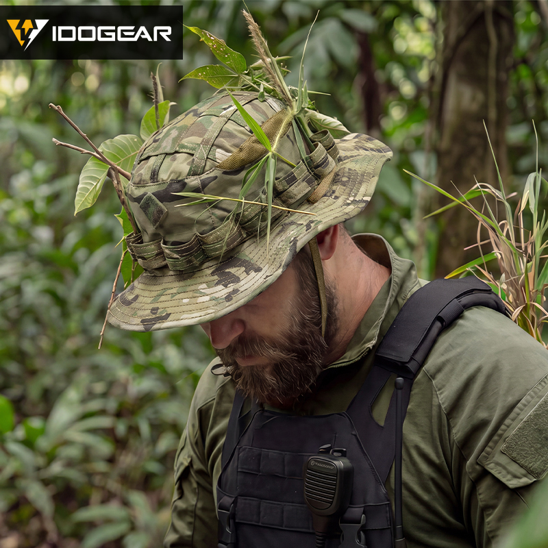 IDOGEAR UFS Boonie Hat Portable Adjustable Breathable Sweat-absorbing Outdoor Camping Hiking 3623