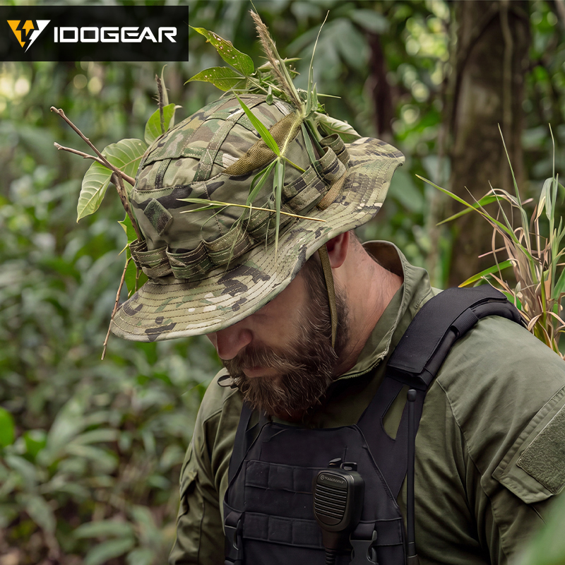 IDOGEAR UFS Boonie Hat Portable Adjustable Breathable Sweat-absorbing Outdoor Camping Hiking 3623