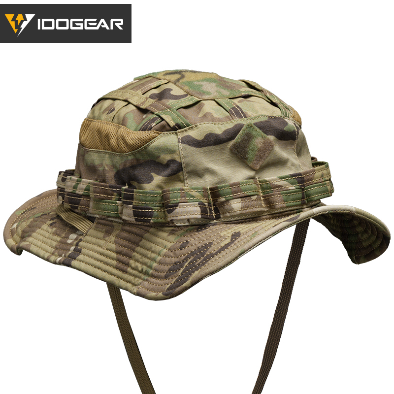 IDOGEAR UFS Boonie Hat Portable Adjustable Breathable Sweat-absorbing Outdoor Camping Hiking 3623
