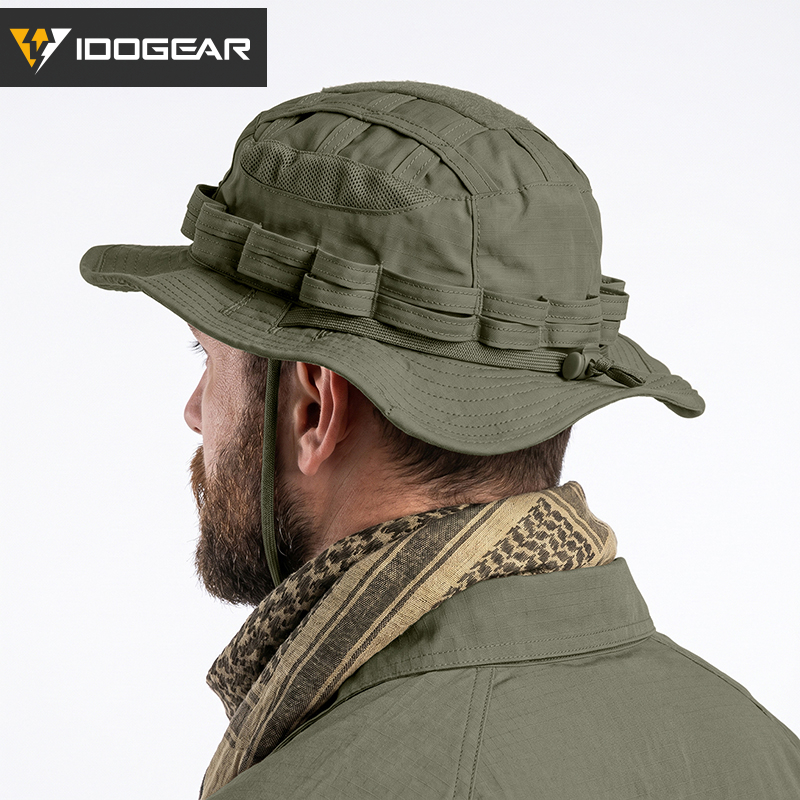 IDOGEAR UFS Boonie Hat Portable Adjustable Breathable Sweat-absorbing Outdoor Camping Hiking 3623