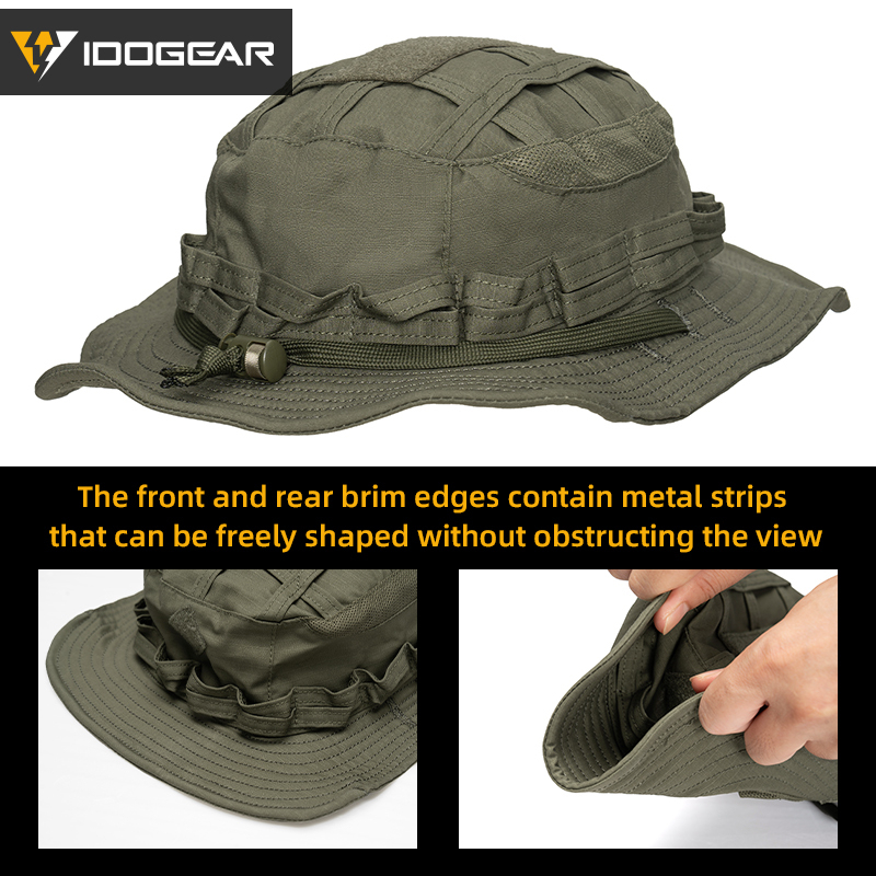 IDOGEAR Tactical UFS Boonie Hat Portable Adjustable Breathable Sweat-absorbing Outdoor Camping Hiking 3623