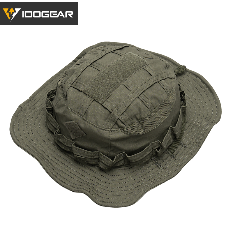 IDOGEAR Tactical UFS Boonie Hat Portable Adjustable Breathable Sweat-absorbing Outdoor Camping Hiking 3623