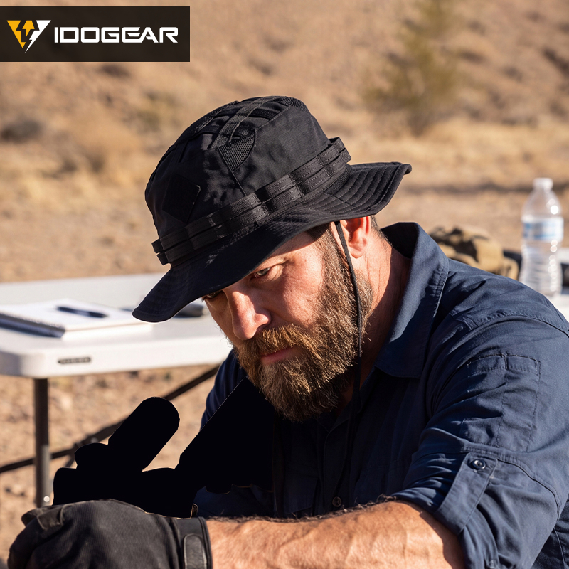 IDOGEAR Outdoor Boonie Hat Waterproof Ripstop Sun Hat with Wide Brim 3624