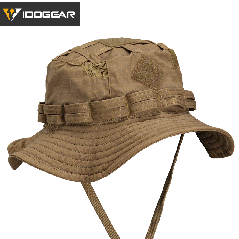 IDOGEAR Outdoor Boonie Hat Waterproof Ripstop Sun Hat with Wide Brim 3624