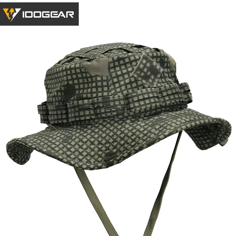 IDOGEAR Outdoor Boonie Hat Waterproof Ripstop Sun Hat with Wide Brim 3624