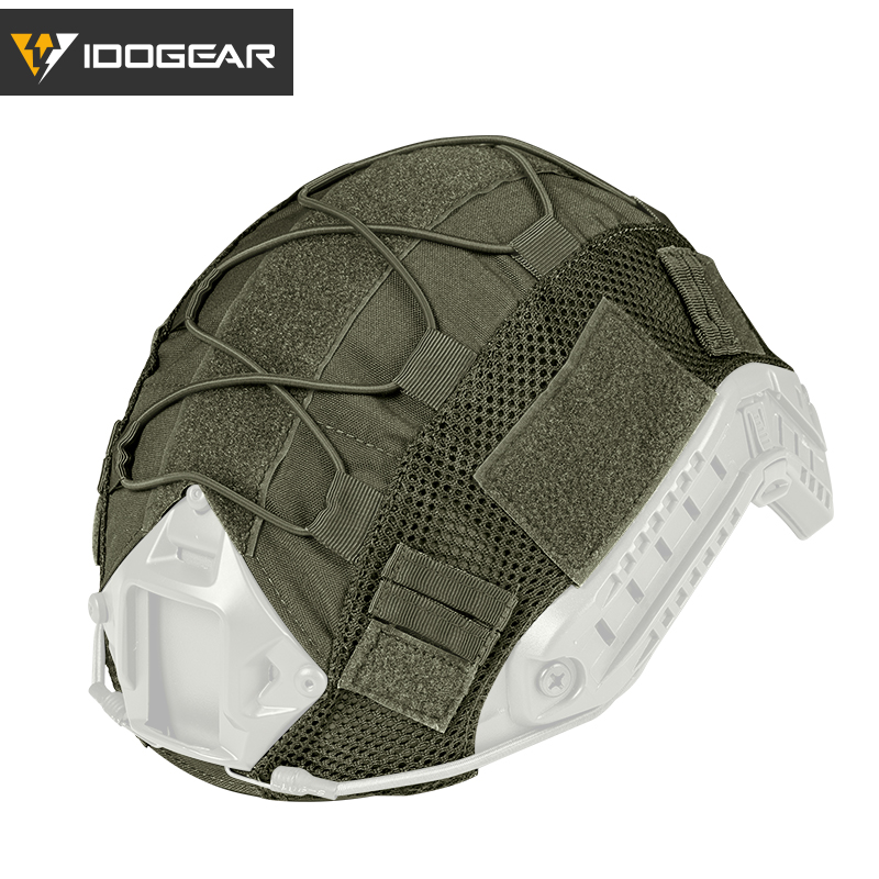 IDOGEAR Tactical Helmet Cover for Fast Helmet Outdoor Training Gear 500D Nylon 3802