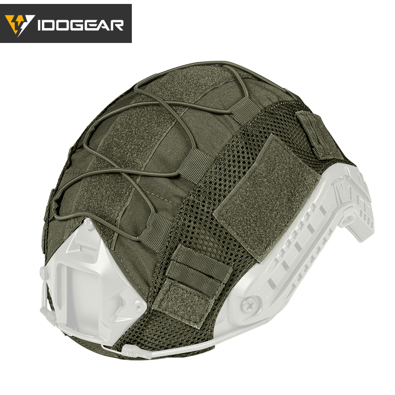 IDOGEAR Tactical Helmet Cover for Fast Helmet Outdoor Training Gear 500D Nylon 3802