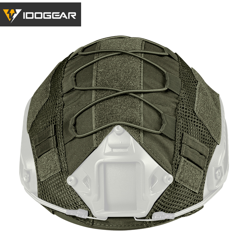 IDOGEAR Tactical Helmet Cover for Fast Helmet Outdoor Training Gear 500D Nylon 3802