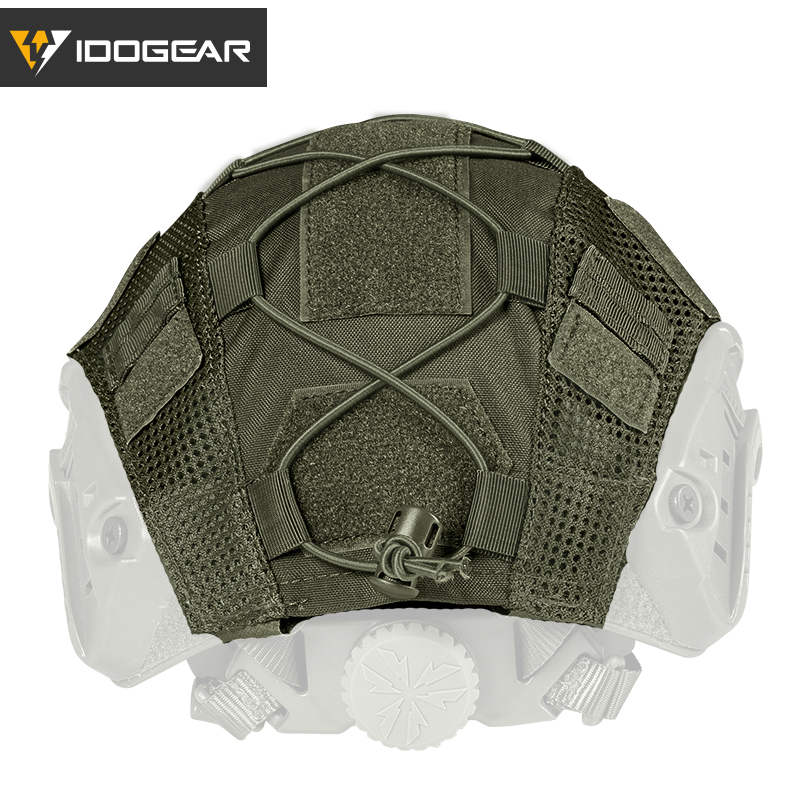 IDOGEAR Tactical Helmet Cover for Fast Helmet Outdoor Training Gear 500D Nylon 3802