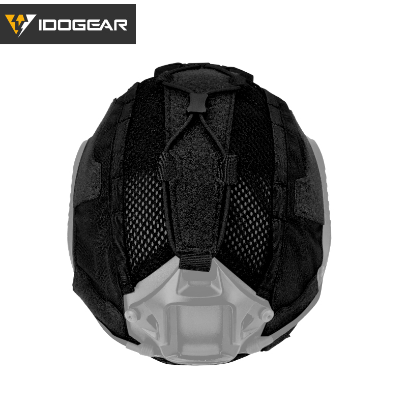 IDOGEAR SPORTS Helmet Cover For Tactical Helmet with NVG Battery Pouch Hunting Accessories 3812