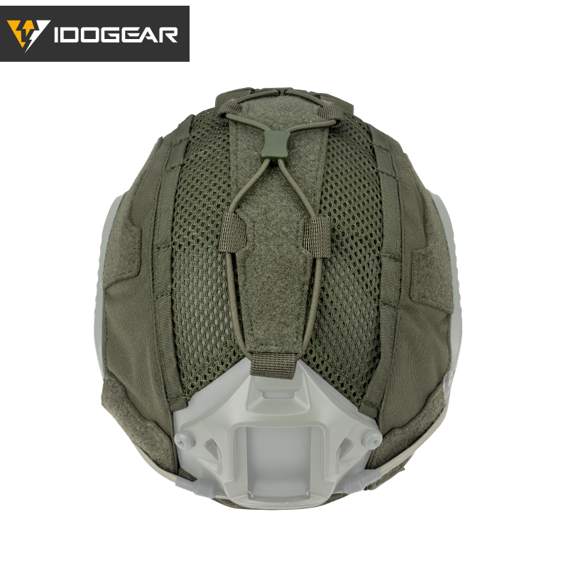 IDOGEAR SPORTS Helmet Cover For Tactical Helmet with NVG Battery Pouch Hunting Accessories 3812