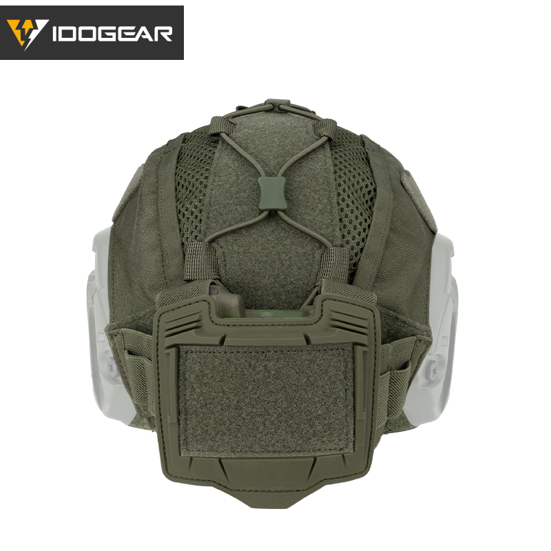 IDOGEAR SPORTS Helmet Cover For Tactical Helmet with NVG Battery Pouch Hunting Accessories 3812