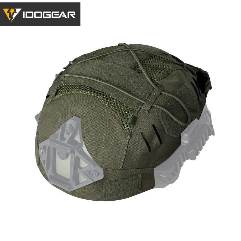 IDOGEAR Tactical Helmet Cover For Wendy Helmet with NVG Battery Pouch 3814
