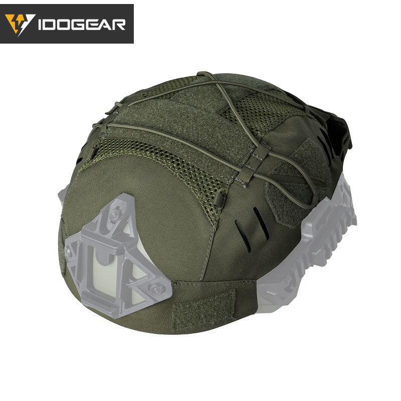 IDOGEAR Tactical Helmet Cover For Wendy Helmet with NVG Battery