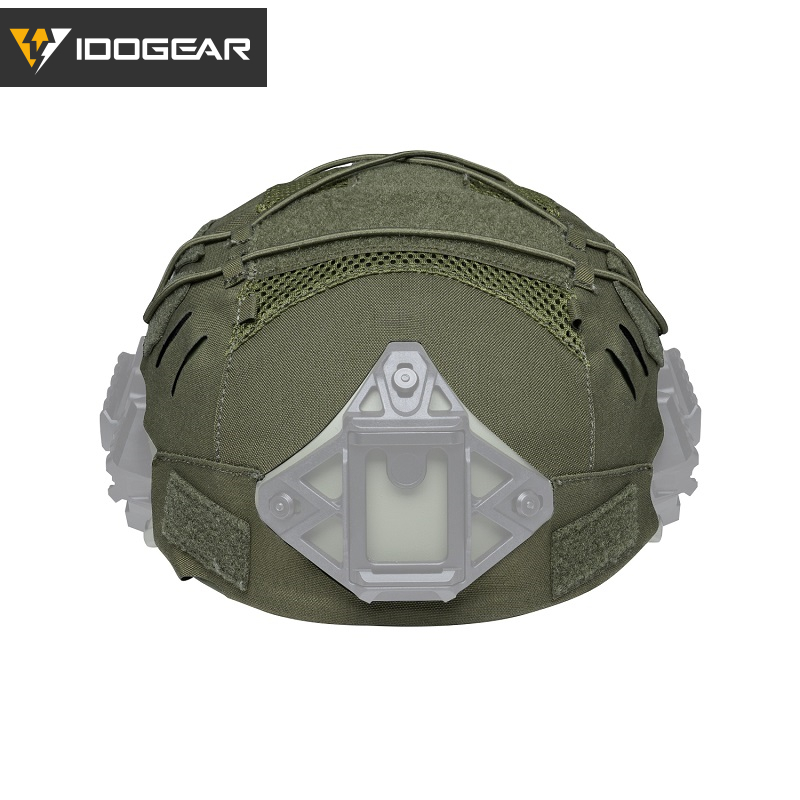 IDOGEAR Tactical Helmet Cover For Wendy Helmet with NVG Battery Pouch 3814