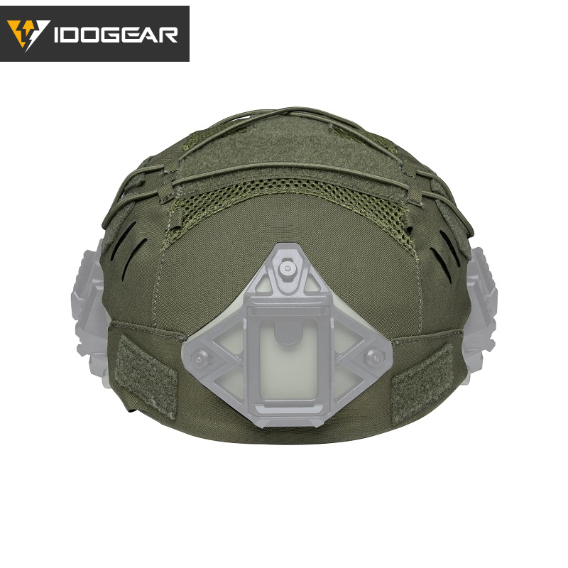 IDOGEAR Tactical Helmet Cover For Wendy Helmet with NVG Battery Pouch 3814