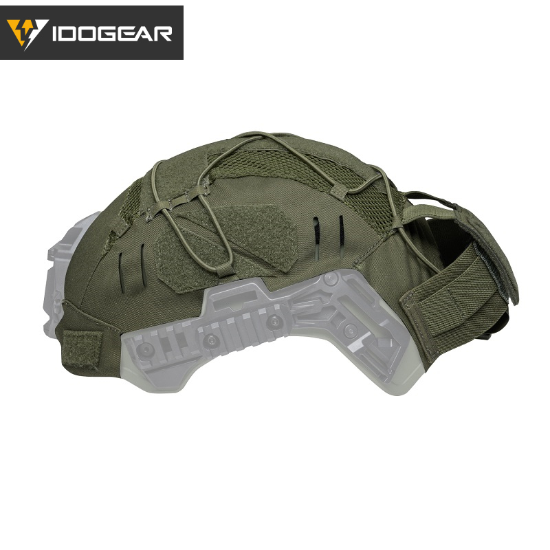 IDOGEAR Tactical Helmet Cover For Wendy Helmet with NVG Battery Pouch 3814
