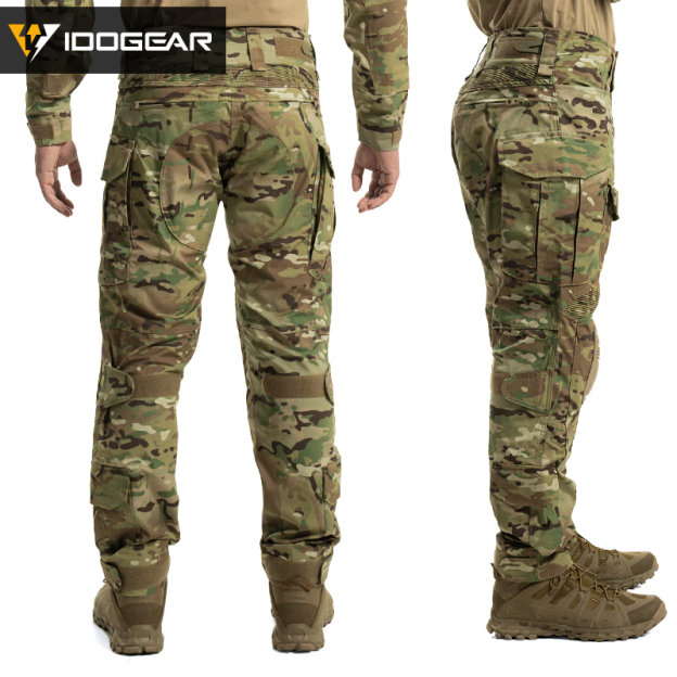 IDOGEAR Tactical G3 Pants with Original Fabric Multi-pocket Cargo Combat Pants for Outdoors Training 3201