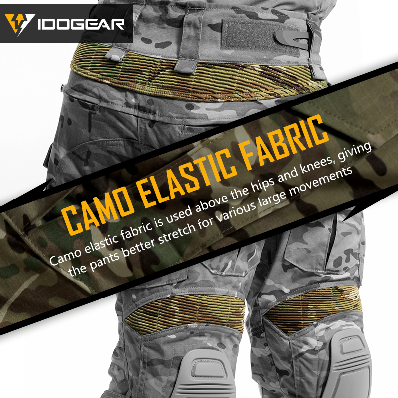 IDOGEAR Tactical G3 Uniform with Original Fabric Breathable Water-repellent Combat Uniform 3001