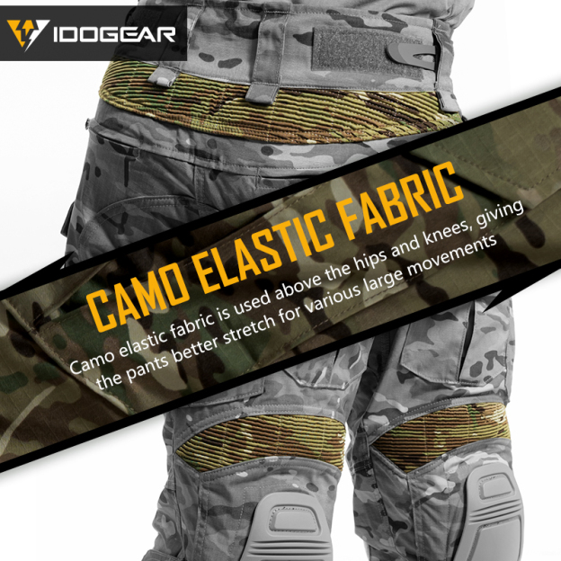 IDOGEAR Tactical G3 Uniform with Original Fabric Breathable Water-repellent Combat Uniform 3001