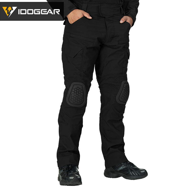 IDOGEAR G4 Tactical Pants With Knee Pads Outdoor Breathable Tactical Trousers 3208