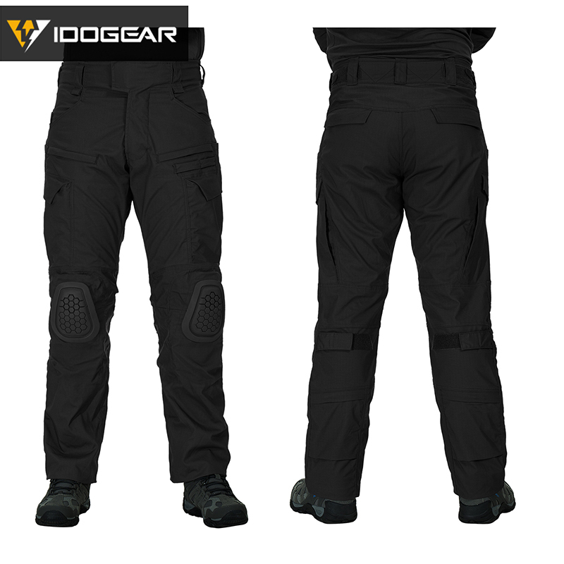 IDOGEAR G4 Tactical Pants With Knee Pads Outdoor Breathable Tactical Trousers 3208